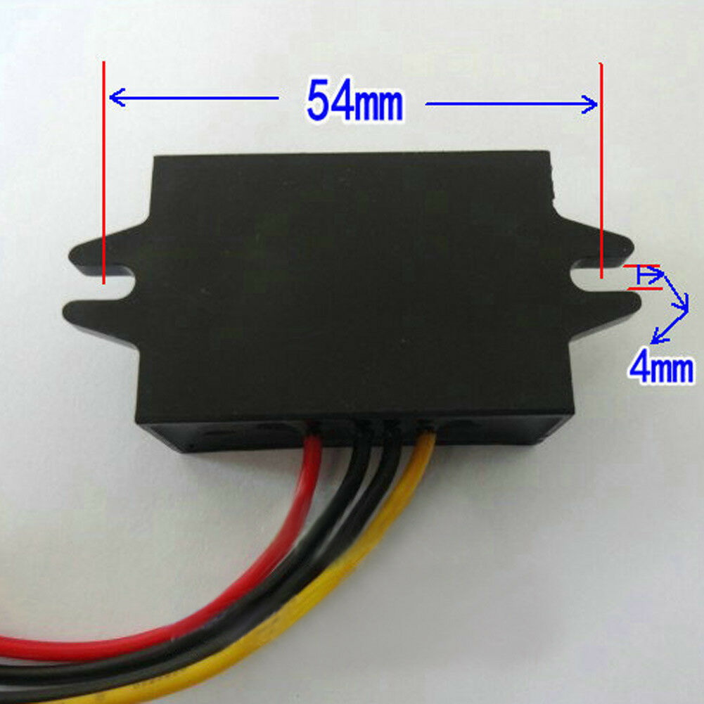 Waterproof DC12V To DC5V 10A 50W Step Down Power Supply Converter Regulator