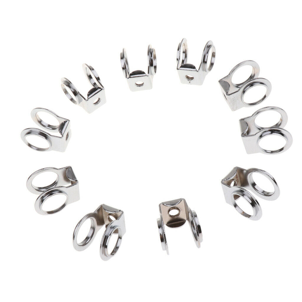 10Pcs Drum Tom Cymbal Holder Rack Clamp Drum Set Mounting Fixing Parts 22mm