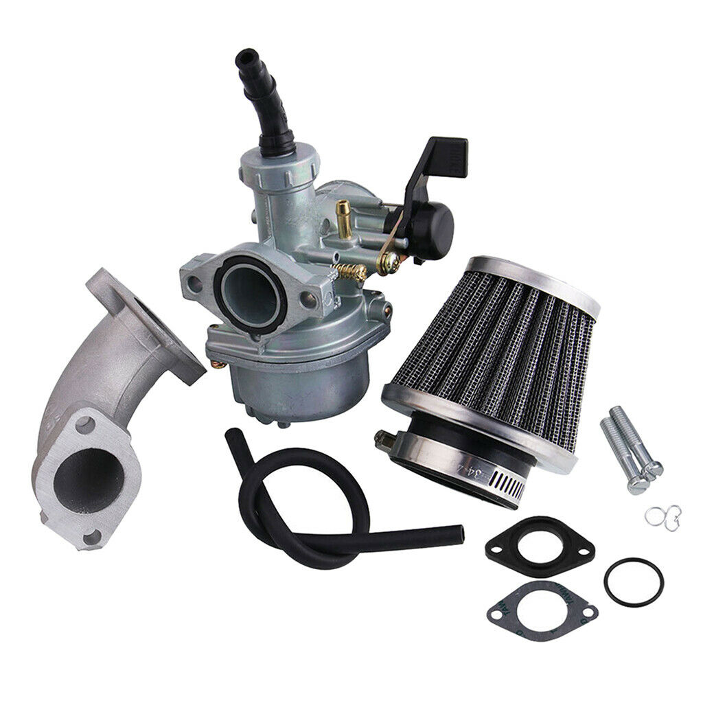 Intake Manifold Air Filter Carburetor Kit For 110cc 125cc Motorcycle