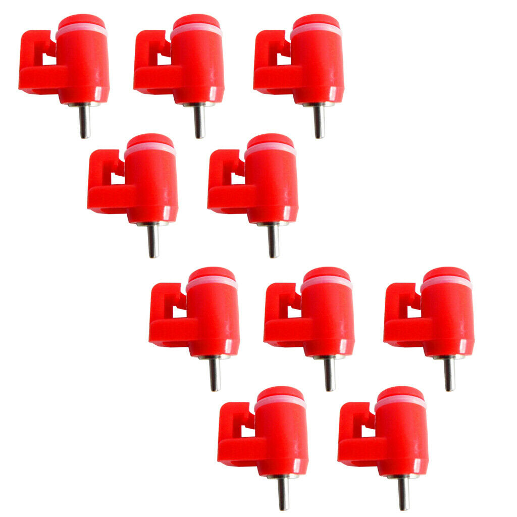 Set of 10 Poultry Chicken Nipple Ball Drinkers