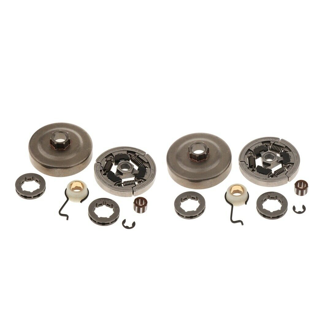 2 Sets Mower Parts Clutch Drum Sprocket Kit For MS361 044 046 MS440 MS461