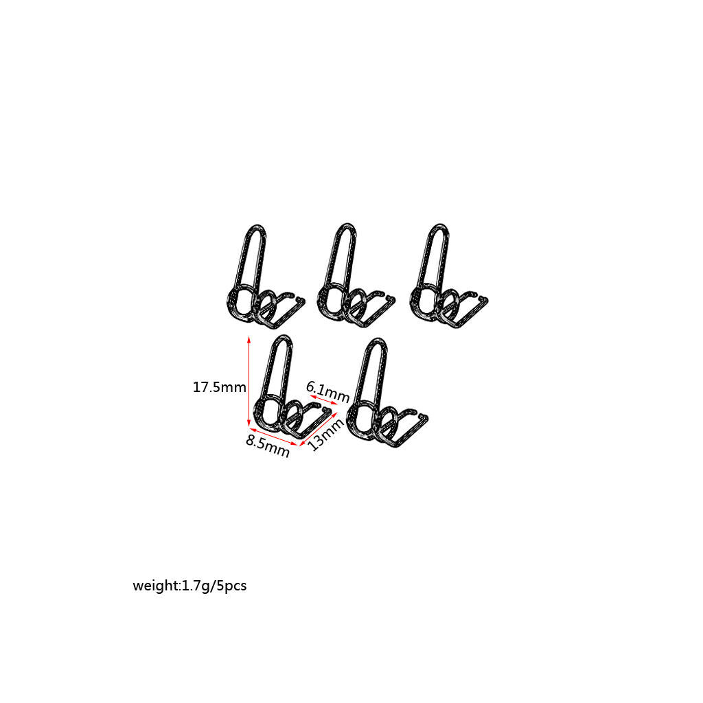 5pcs Trumpet Water Key Pin Valve Springs Screws Keychain Door Small Repair