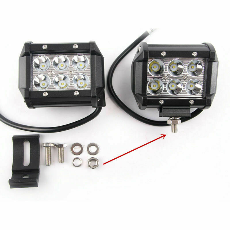 2PCS Spreader Light 18W LED Deck / Mast Lamp For Boat Marine Yacht 18W 10-30VDC