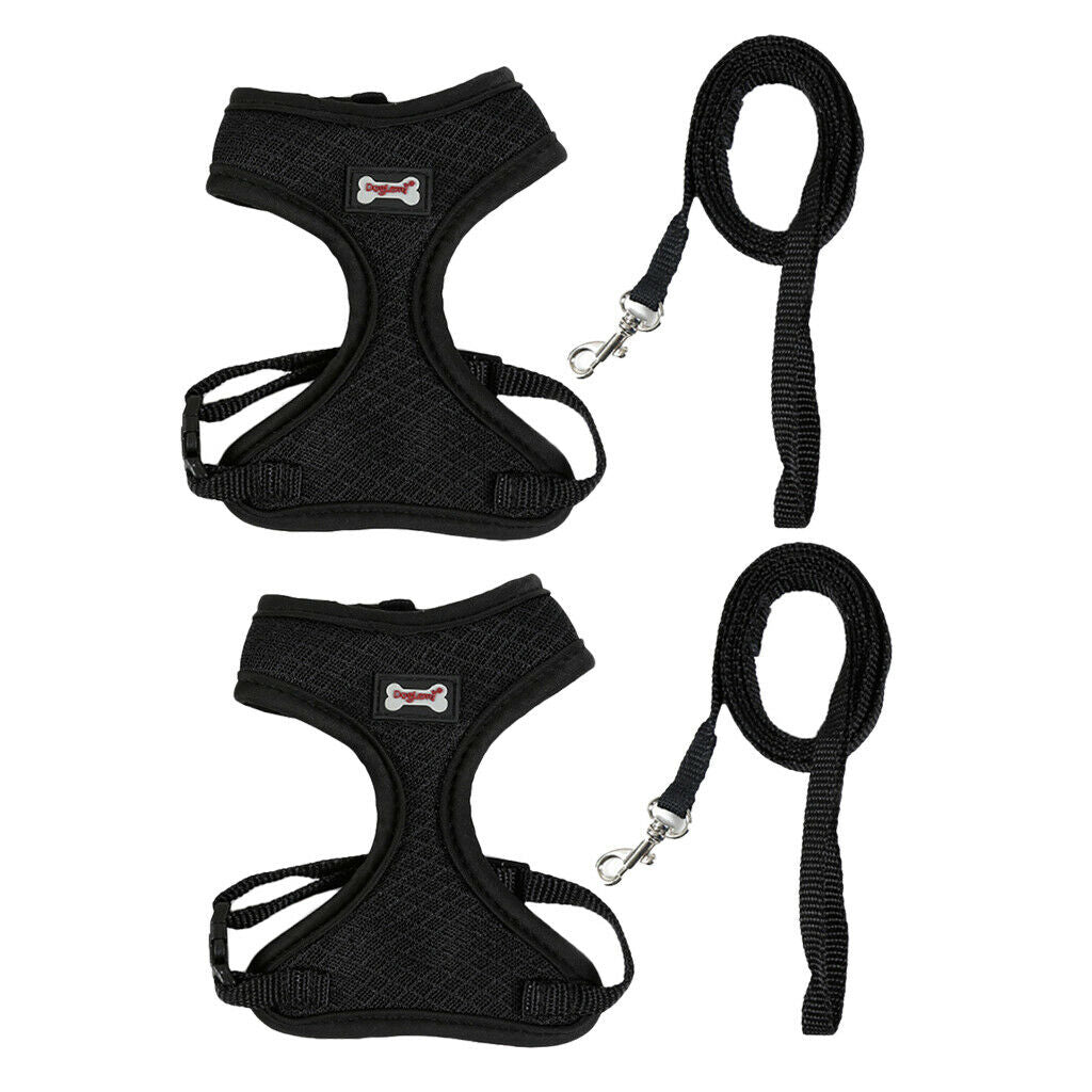 Pack of 2, Pet Cat Kitten Soft & Comfy Made Well 120cm/3.94ft Leash Puppy Dog