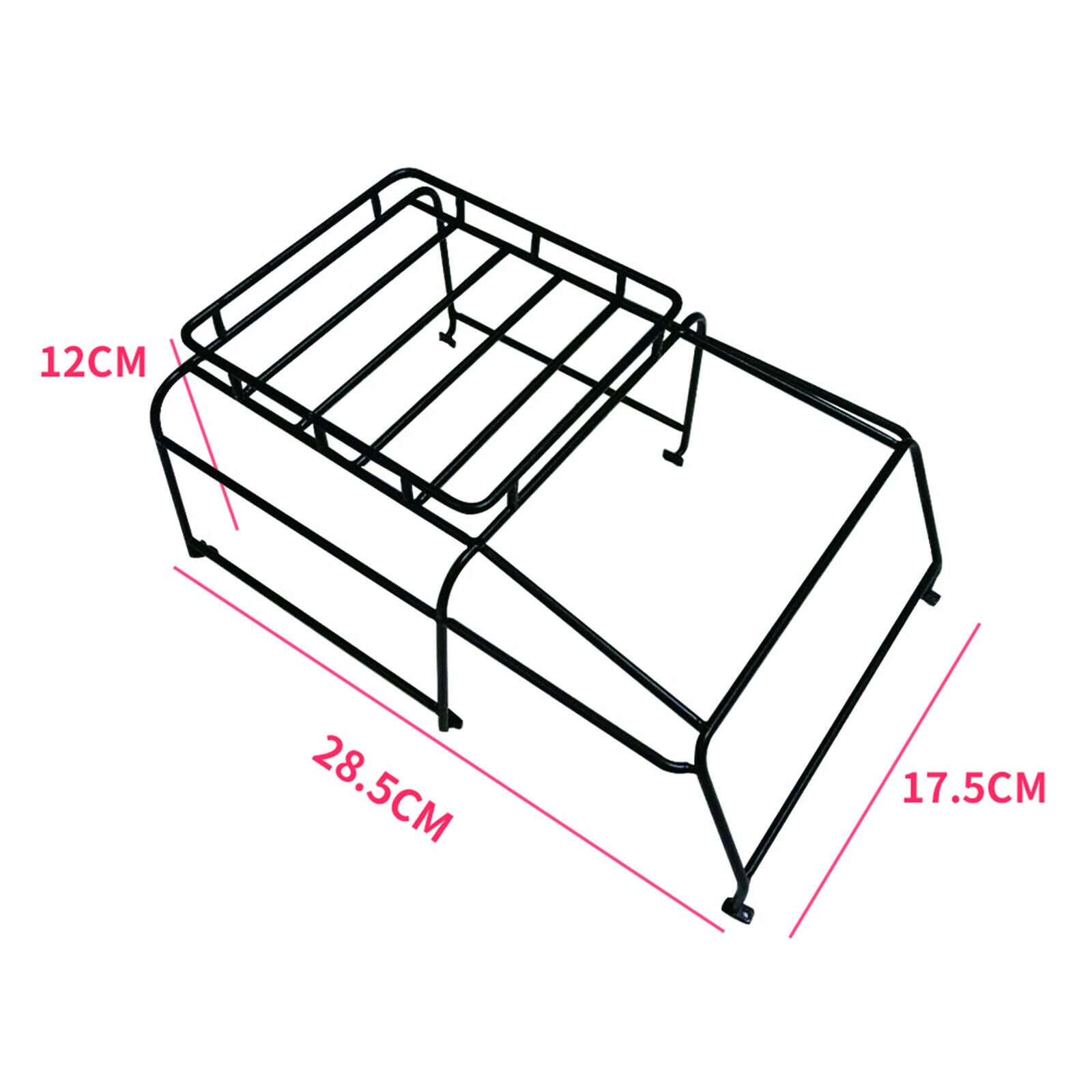 RC Crawler 1:10 D90 Metal Roof Rack with Light Stand for   D90 Defender