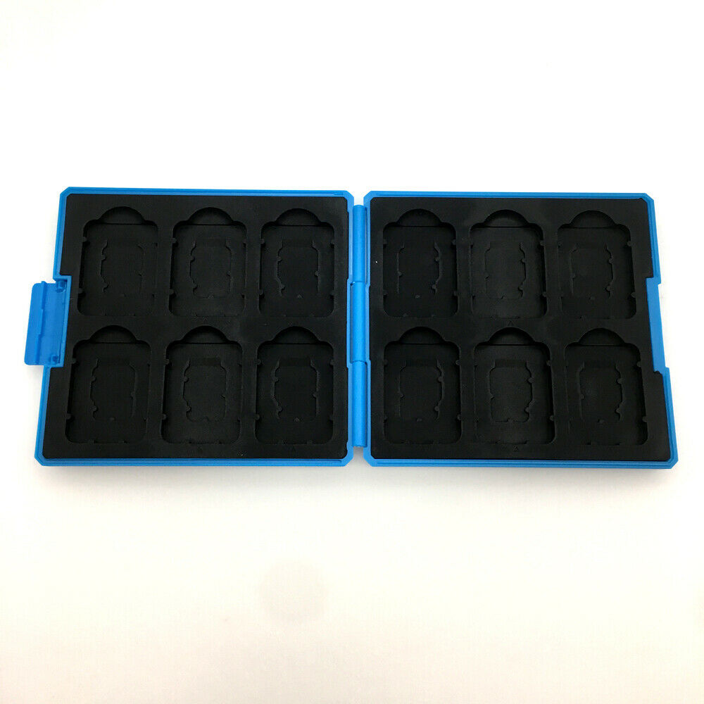 Blue Zelda 12 in 1 Portable Game Card Storage Case box for Nintendo Switch NS