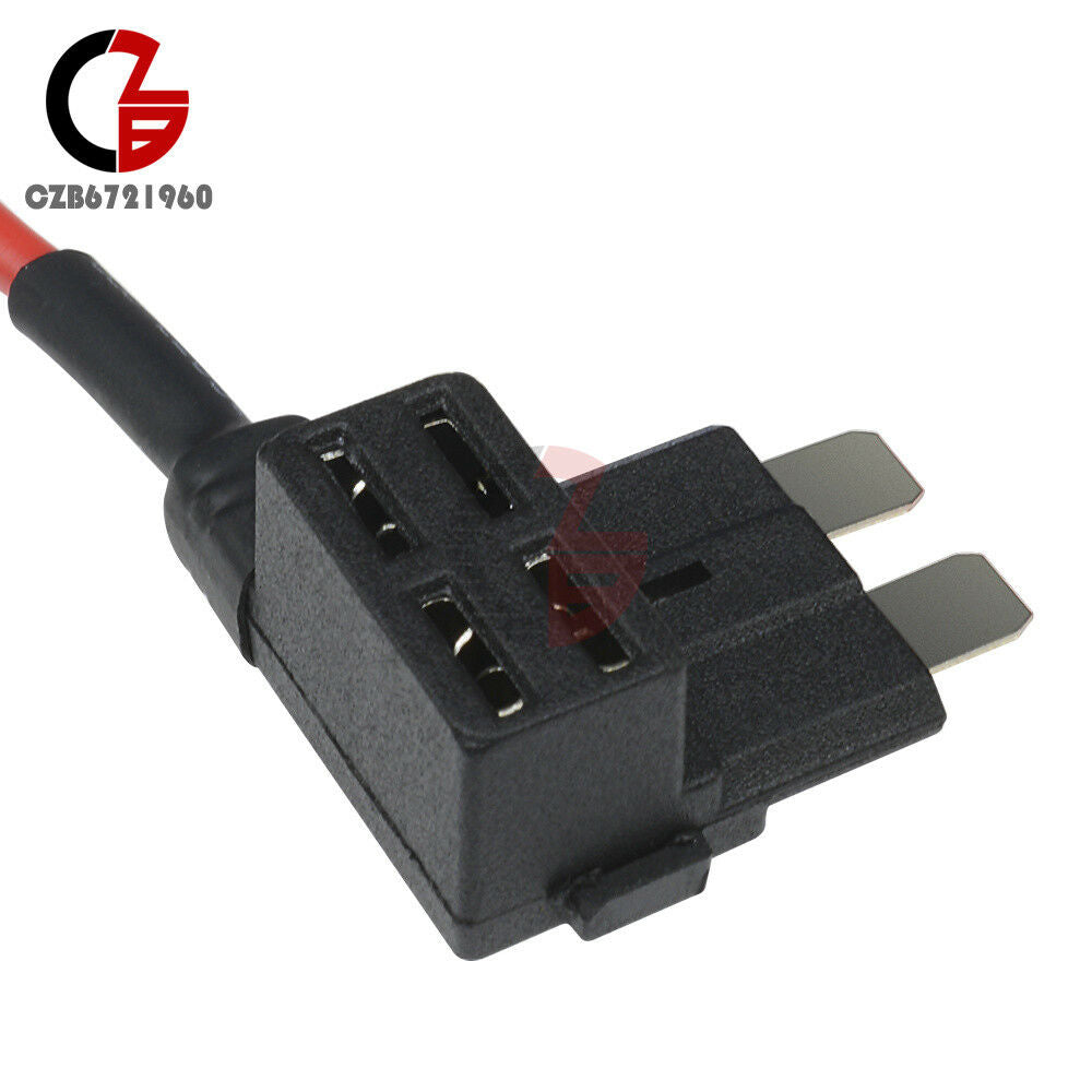 12V TAP Adapter Standard ATM APM Auto Blade Fuse Holder Car Add-a-circuit Fuse