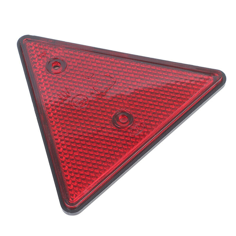 Red Rear Reflectors Triangle Reflective for Gate Posts Safety Reflectors .l8