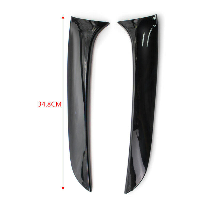 Car Rear Window Fin Deflector Rain Guard Spoiler Side Strip fit for BMW 1 Series