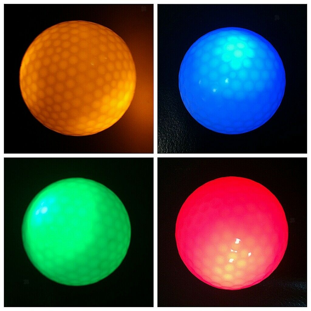 Night Golf Balls LED Golf Balls Perfect for Night Golf and Practice, 4 Pieces, 4