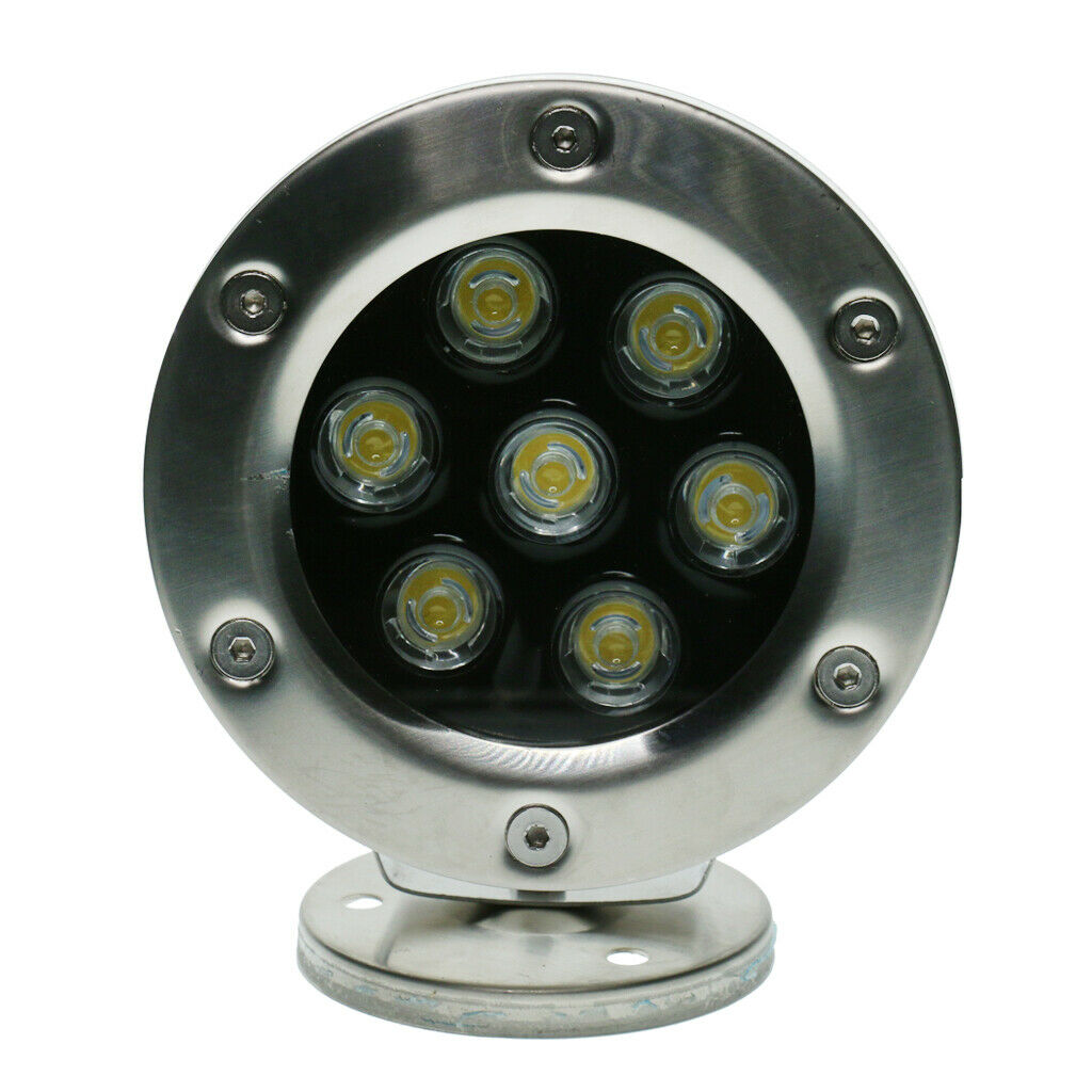 7W LED Flood Light Outdoor Underwater Spot Light Pond Pool Lamp White