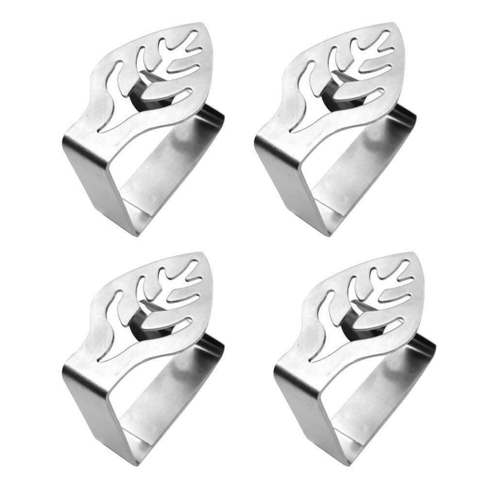 8pcs Flexible Stainless Steel Table Cover Cloth Clamps for Outdoor Picnic Tables