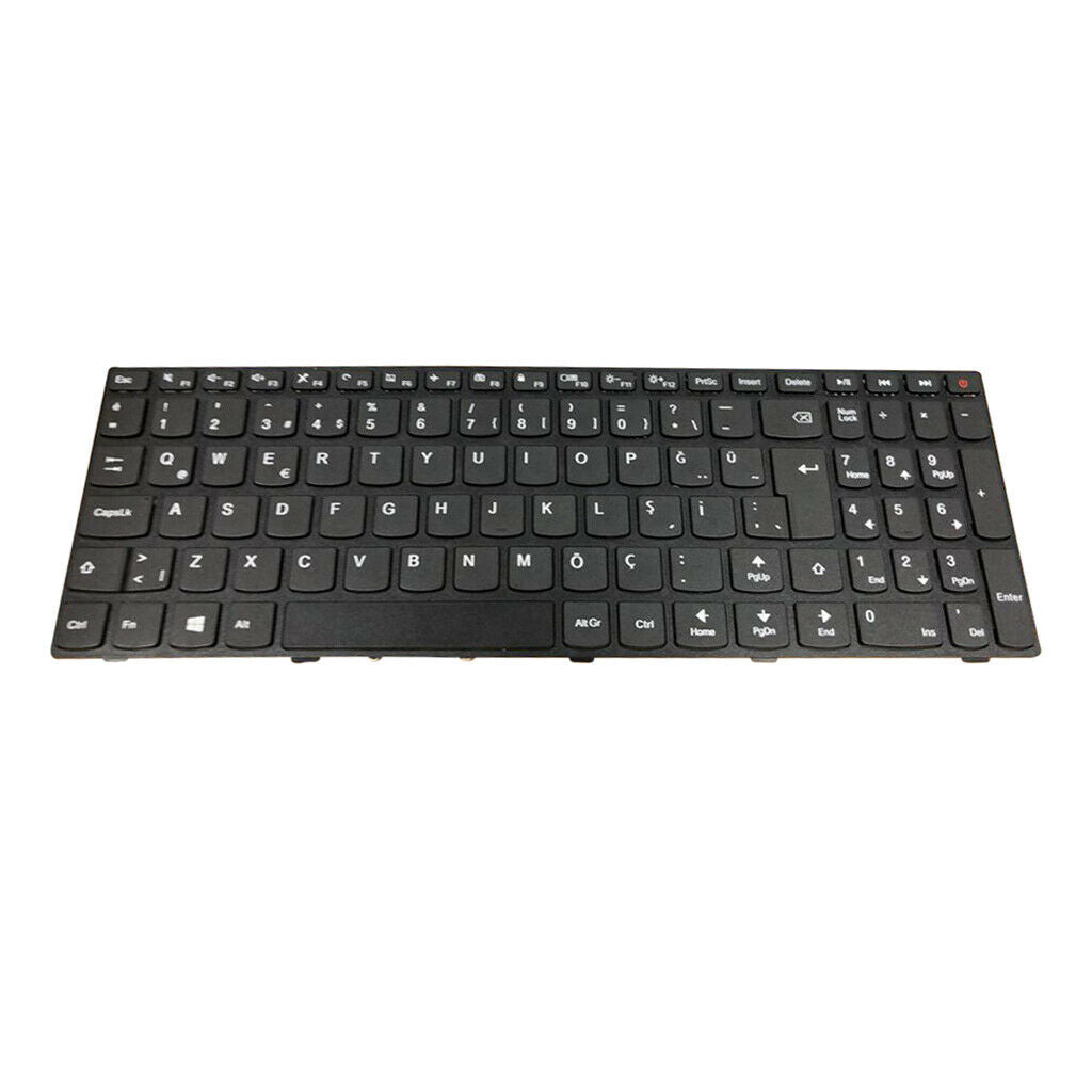 Black Plastic TR Turkish Layout Laptop Keyboard for Lenovo IdeaPad 110-17IKB
