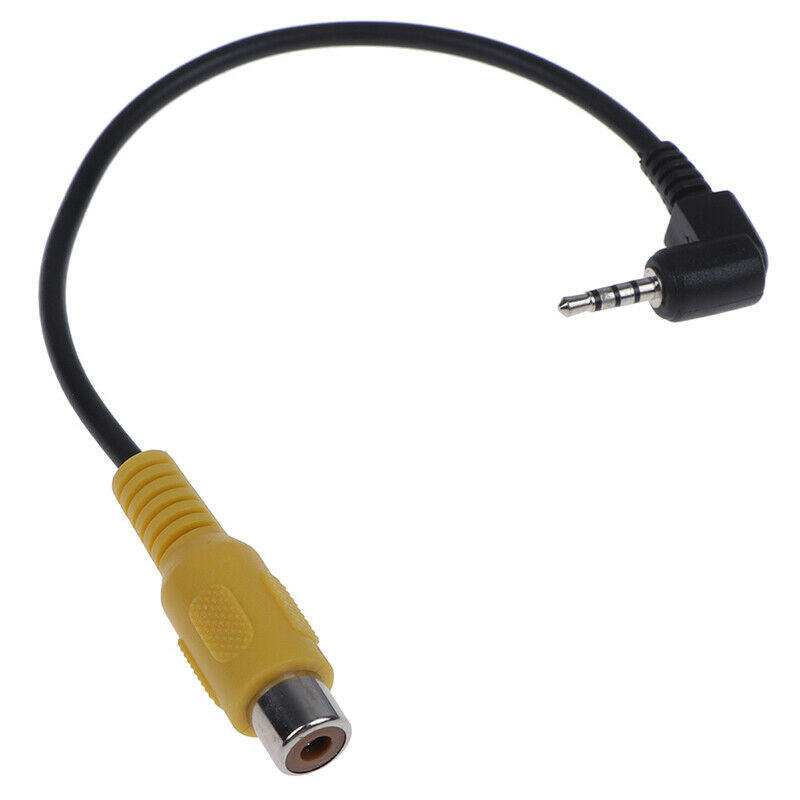 1Pc 2.5mm AV-in Converter Video Cable Stereo Male Plug To RCA Female Adap.l8