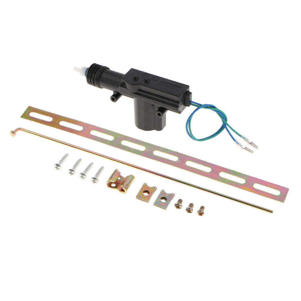 Auto Central Door Lock Actuator Complete Kit w/360 degree Rotation Heads Easy
