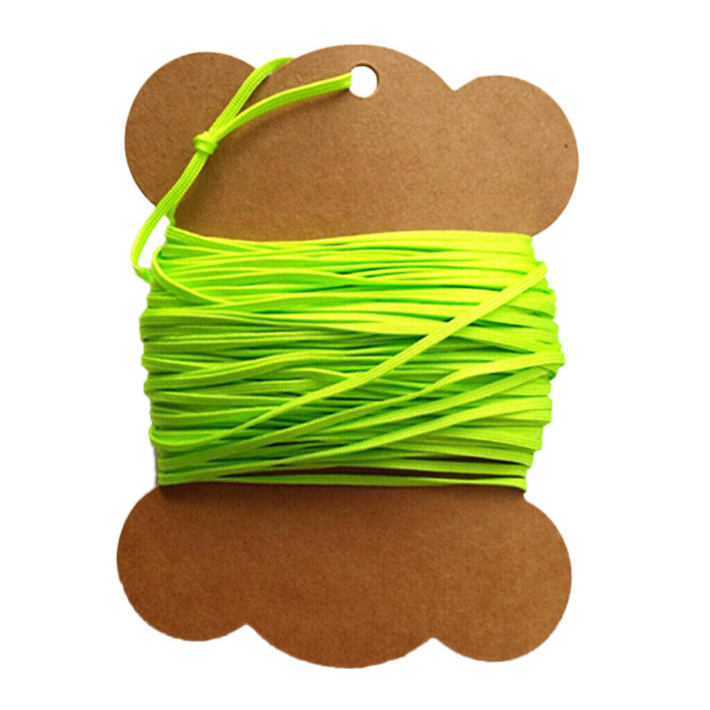 Durable High Resistance Flat Line For Diving 30m / 50m Orange And Green