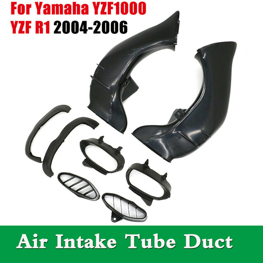 For Yamaha YZF1000 YZF R1 2004-06 Left&Right Air Intake House Tube Duct Pipe Kit