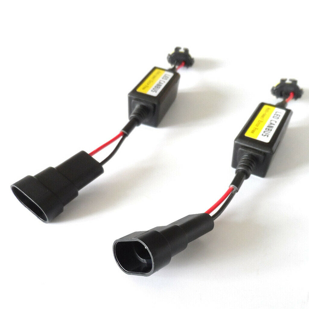 2pcs 9006 9005 LED Headlight Canbus Resistor Decoders Canceller Anti Flicker