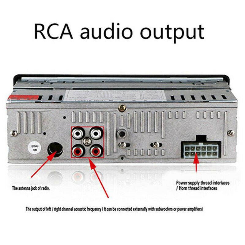 Bluetooth Retro Car Radio MP3 Player Stereo USB AUX Classic Car Stereo-AudioBDA