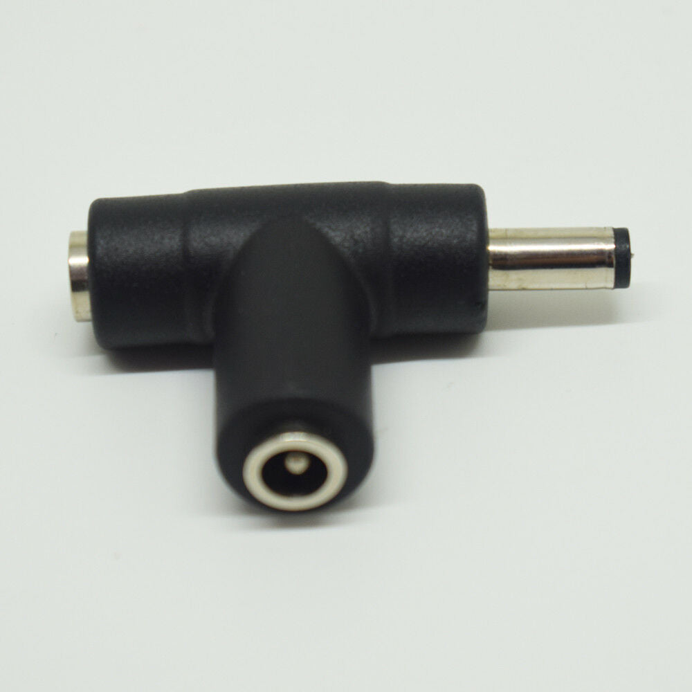 1pc DC Power 1-Male 2.5 x 5.5mm to 2-Female 2.5 x 5.5mm "T" Splitter Adapter