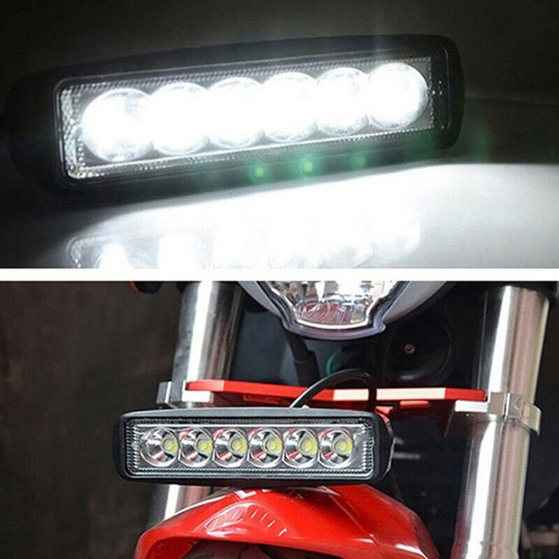 18W 6inch 6LED Work Light Bar Flood Lamp Offroad Driving Fog 4WD ATV SUV T  XC