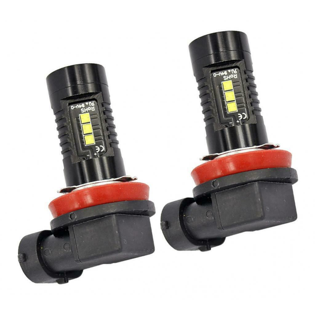 Auto 12 LED Fog Headlight Bulb Conversion Kit Hi/Lo Beam Lamp H8/H11 6000k