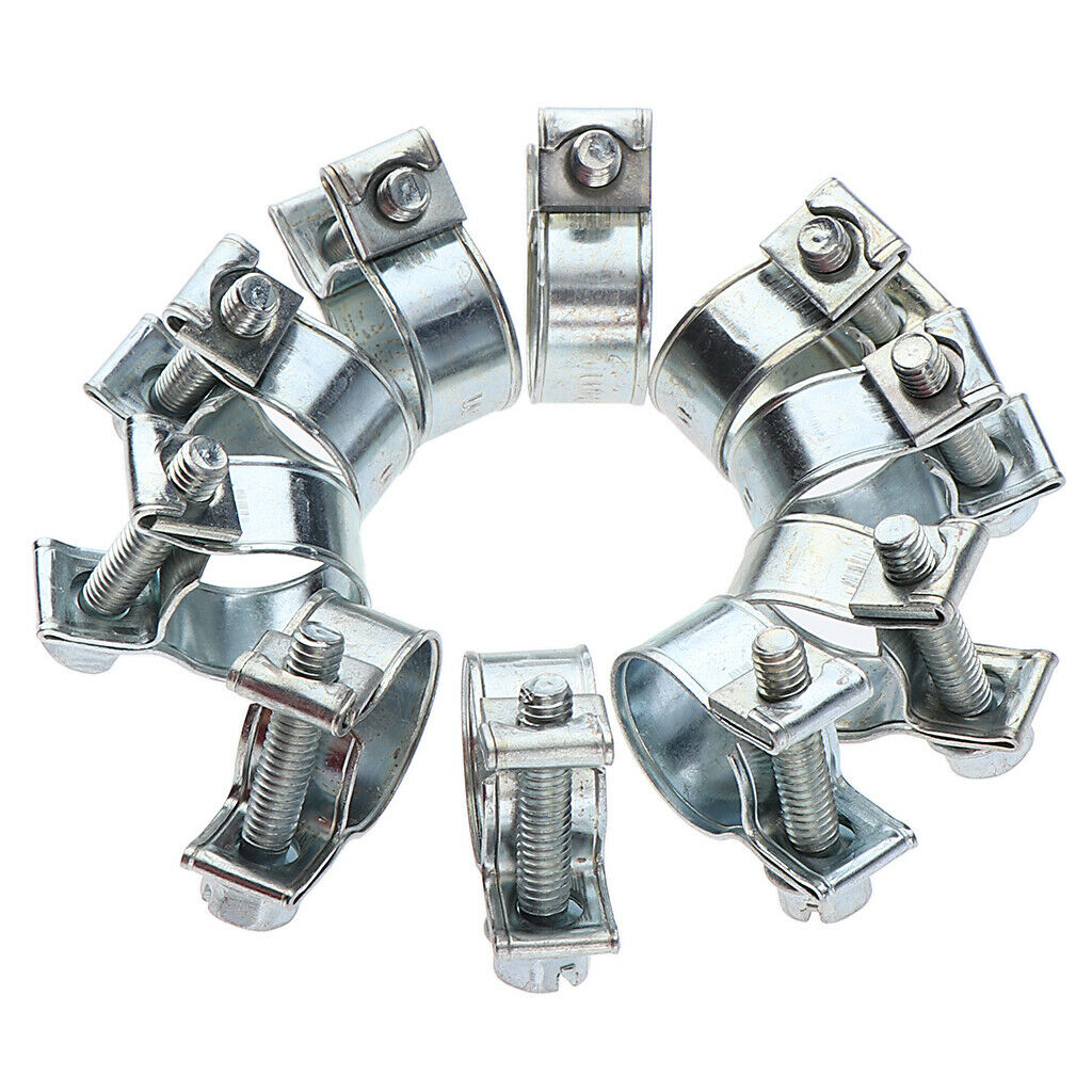 20 Pieces Spring Stainless Steel Hose Clips Assortment Ã˜ 11-13mm & 12-14mm
