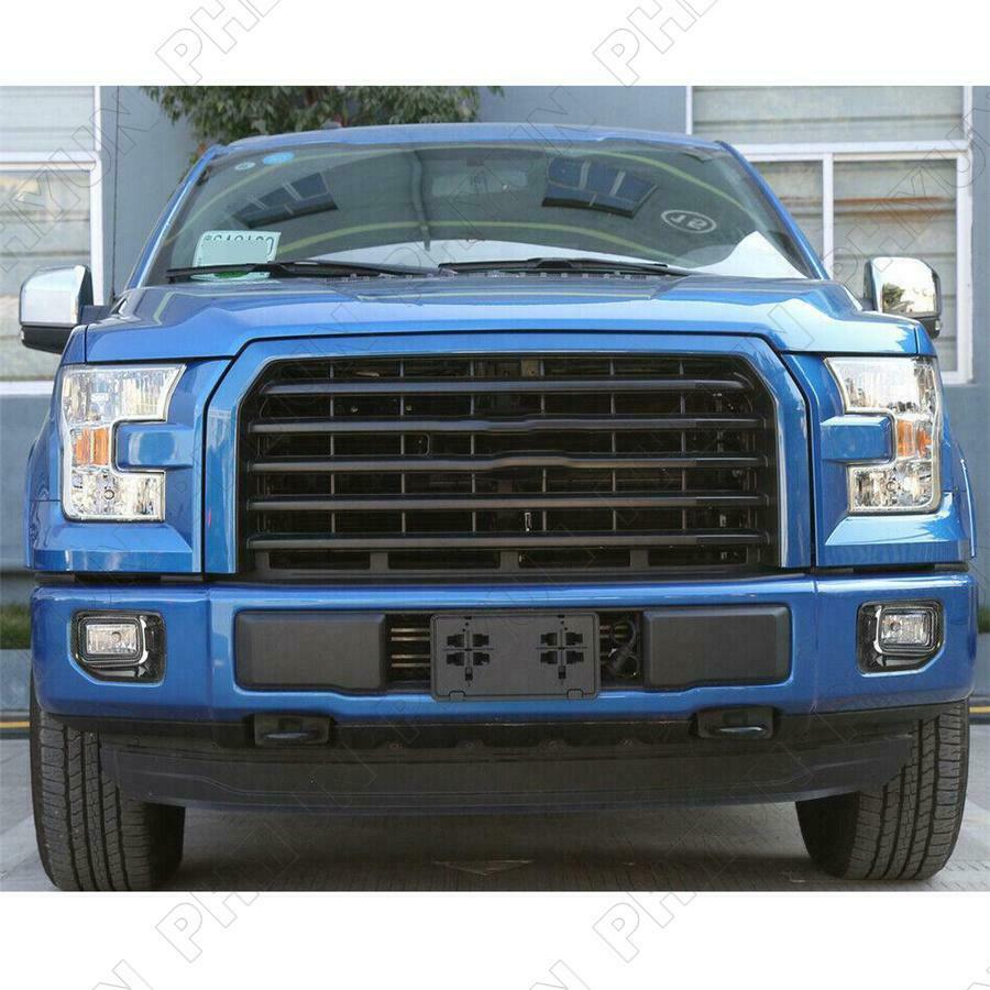 For 2015-20 Ford F150 Front Fog Light Lamp Cover Trim Kit Carbon Fiber Style 2X