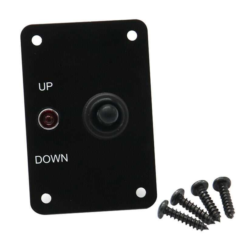 15A Anchor Winch Windlass UP/DOWN Toggle Switch Control Panel with LED Pre-Wired