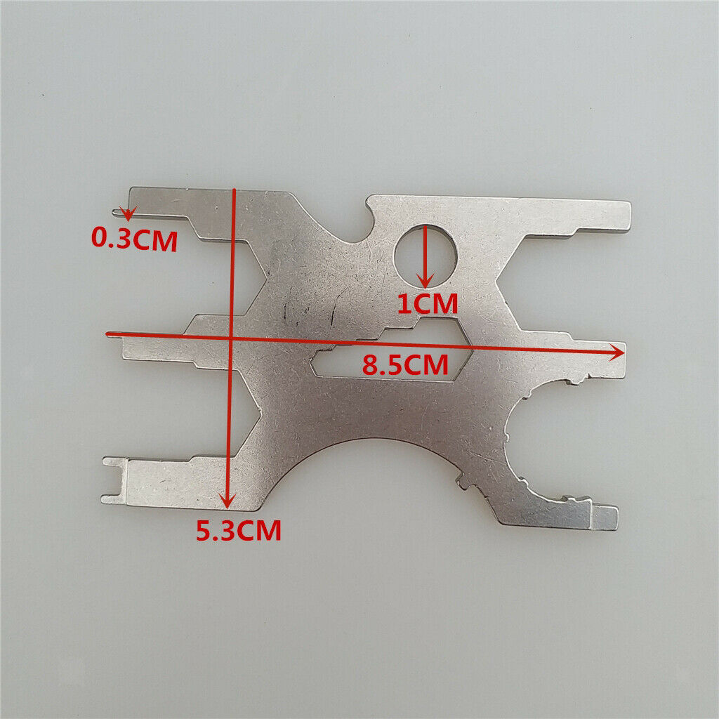 Diving Regulator Repair Multitool Credit Card Multitool Easy to Grip Durable