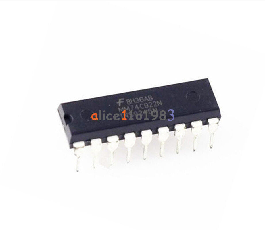 2PCS IC MM74C922N MM74C922 FSC ENCODER 16-KEY DIP-18 Top