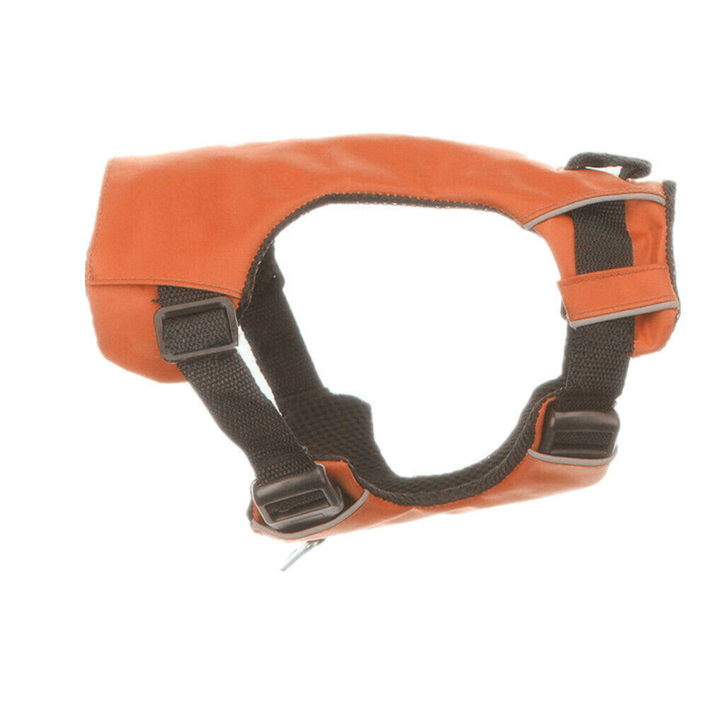 Dog Harness Soft Pad Vest Chest Strap Pet Training Walking Collar S Orange