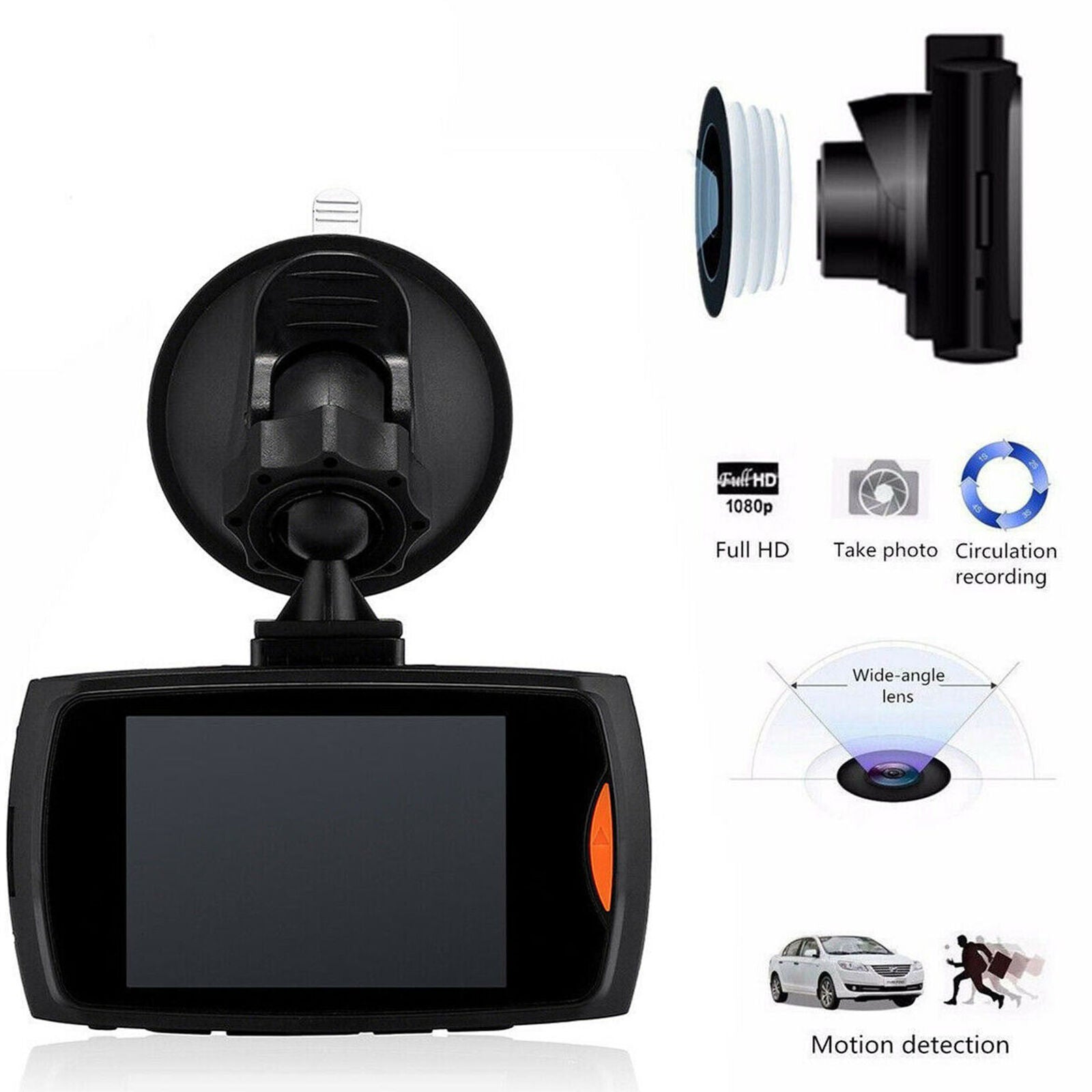 2.2”Car Dash Cam DVR 1080P Driving Vehicle Camera Video Recorder Night Vision