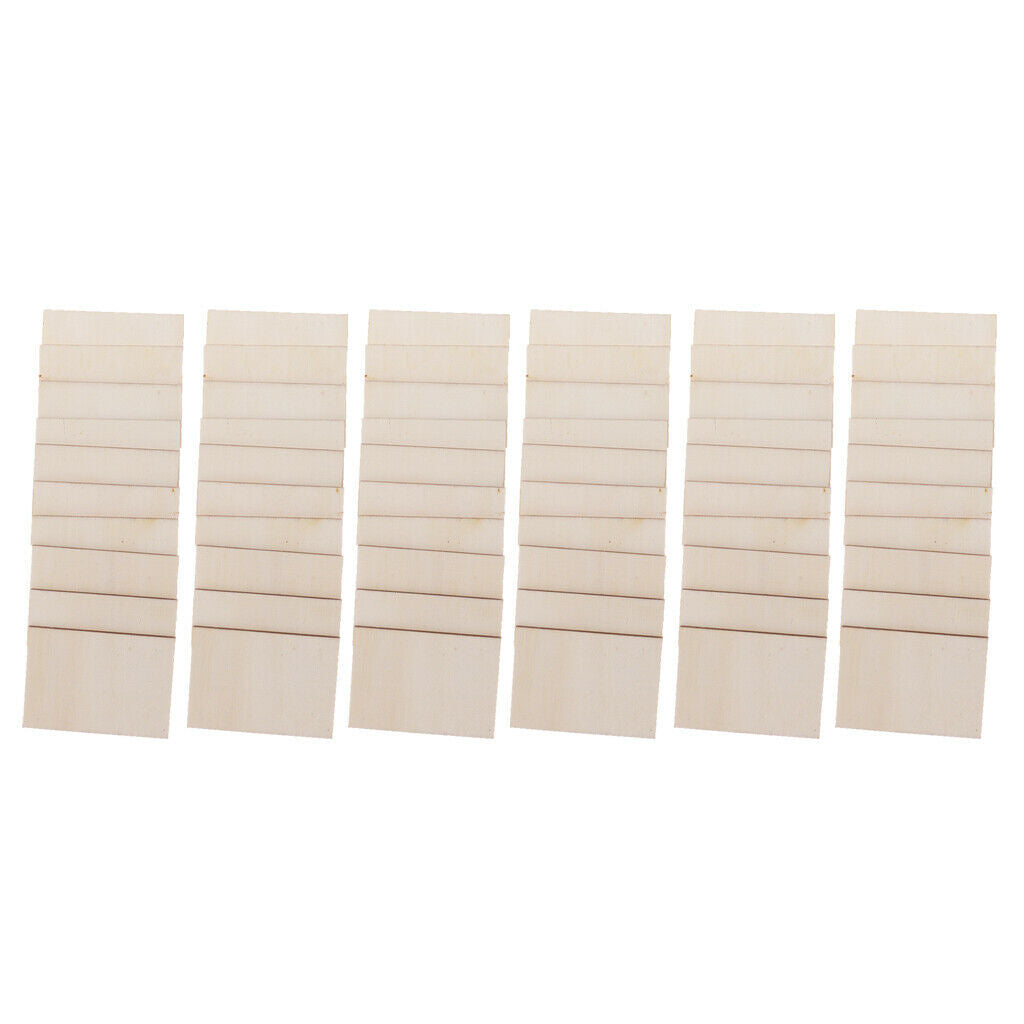 60 Pieces Plywood Sheets For, Pyrography, DIY Wood Plaque