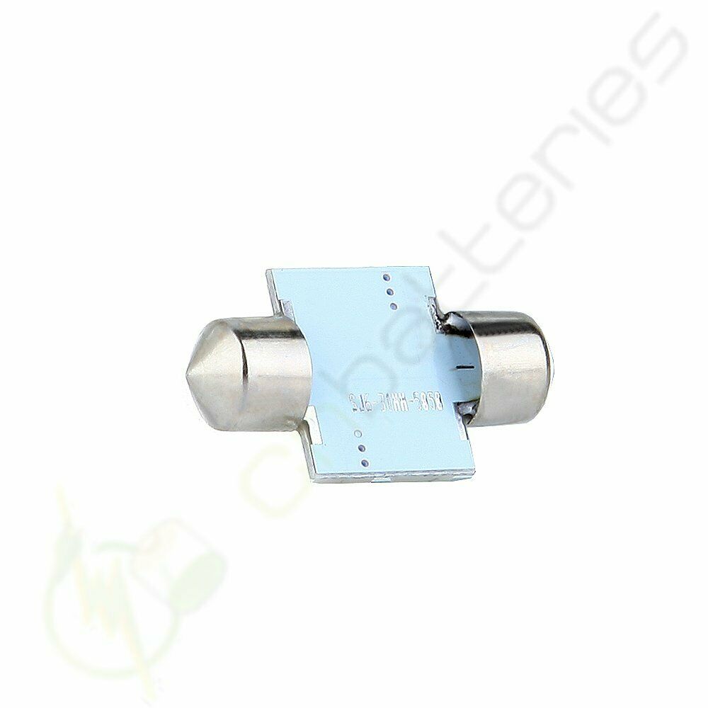 20x Interior Festoon 31mm 6-SMD-5050 Car LED Dome Trunk Light Bulbs Ice Blue 12V