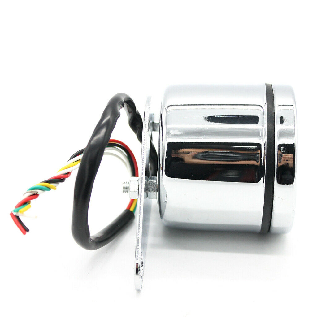 52mm Motorcycle Retro Tachometer Oil Fuel Level Gauge 2 in 1 Meter