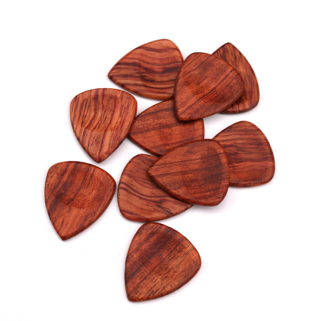 2Pcs Rosewood Guitar Picks Perfect for Music Lovers Performer Beginners Gifts