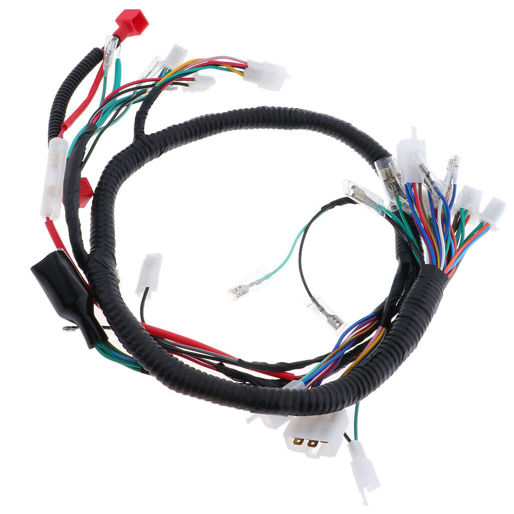 Full Electric Start Engine Wiring Harness Assembly Electrical and Ignition Cable