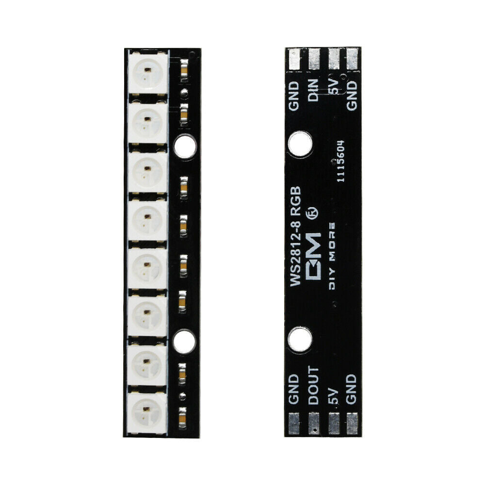 WS2812 5050 8-bit RGB LED Module Built-in Full-color Blackboard Square Lamp