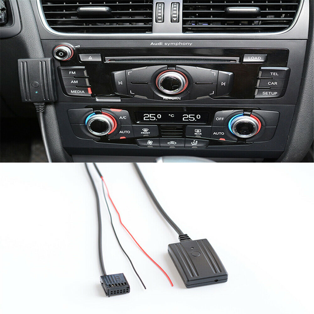 12Pin Car Radio AUX Bluetooth Handsfree Kit For Ford Focus Fusion Fiesta Mondeo