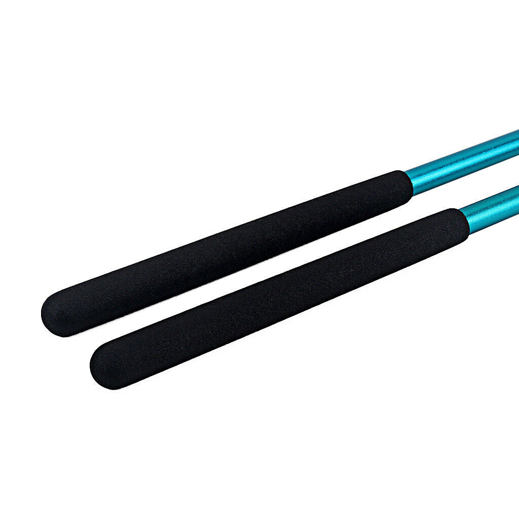 Pack of 2 5A Drum Set Mallets Rods Drumstic Great Balance 405mm Blue