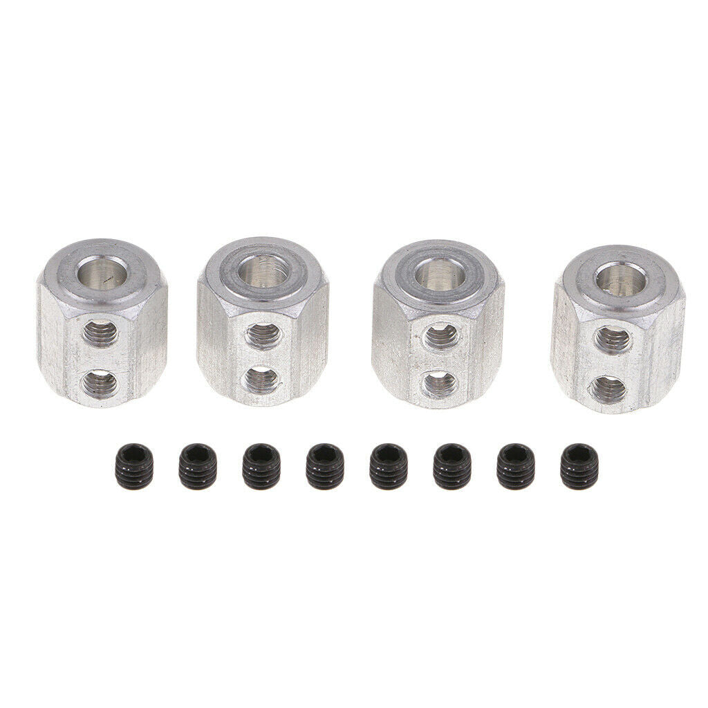 4x RC Car Wheel Rim Hex Adapter Coupling 08065 for 1/10 HSP 94188 94170