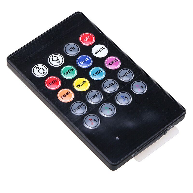 4Pcs 9 LED LED Strip Colorful Light Waterproof Remote Control For Car Truck