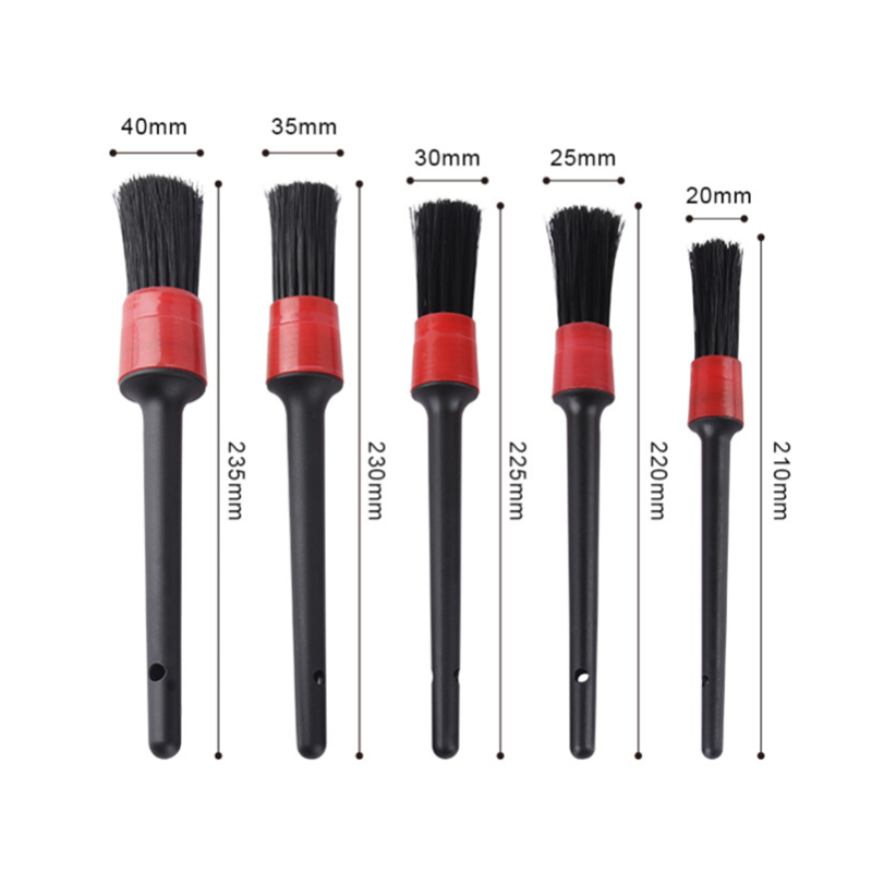 5Pcs Car Detailing Brush Auto Car Cleaning Set Dashboard Air Outlet Clean Brush