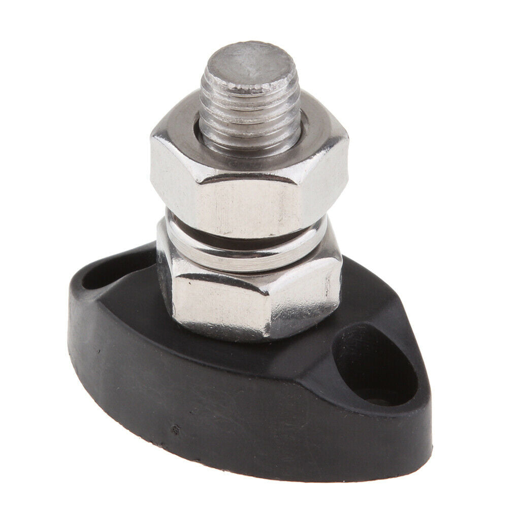 3/8 power post junction block Positive distribution buss bar stainless steel