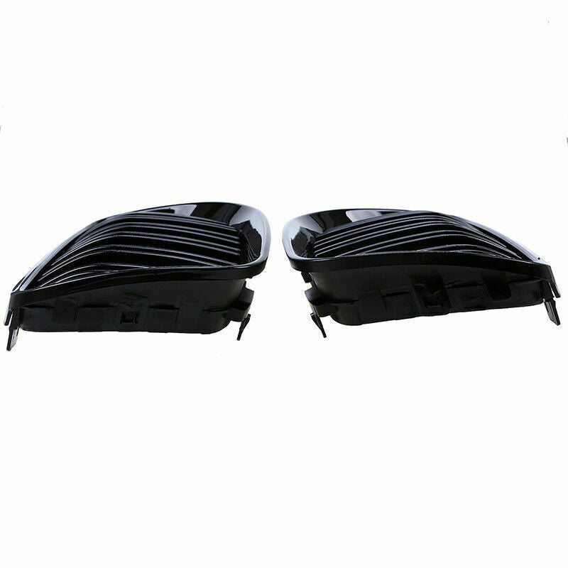 For BMW E92 E93 Coupe 320i 328i 335i 10-13 Pair Front Kidney Grilles Dual Slat