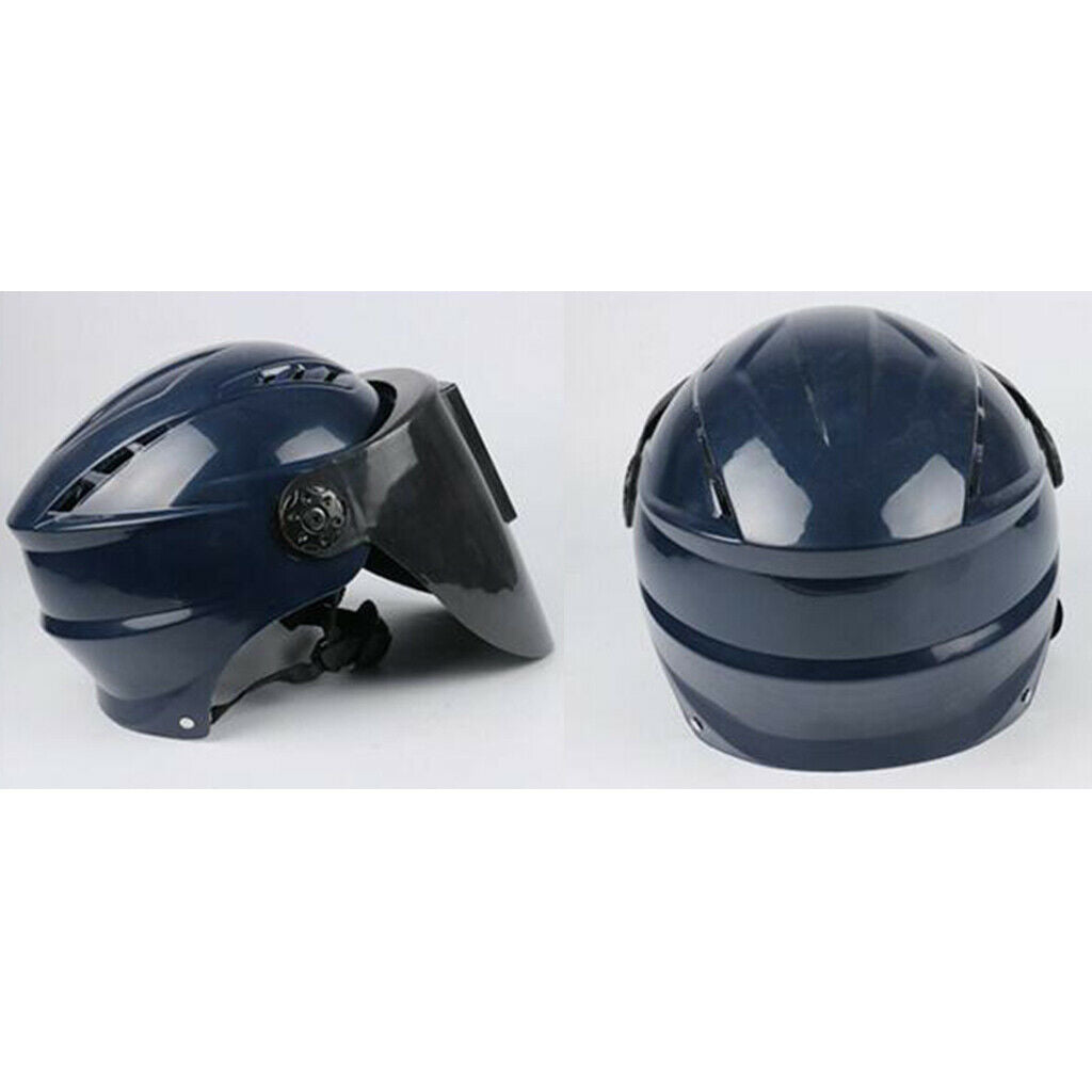 Solar Auto Darkening Welding Helmet Flip Up Glasses Eye Protection Blue