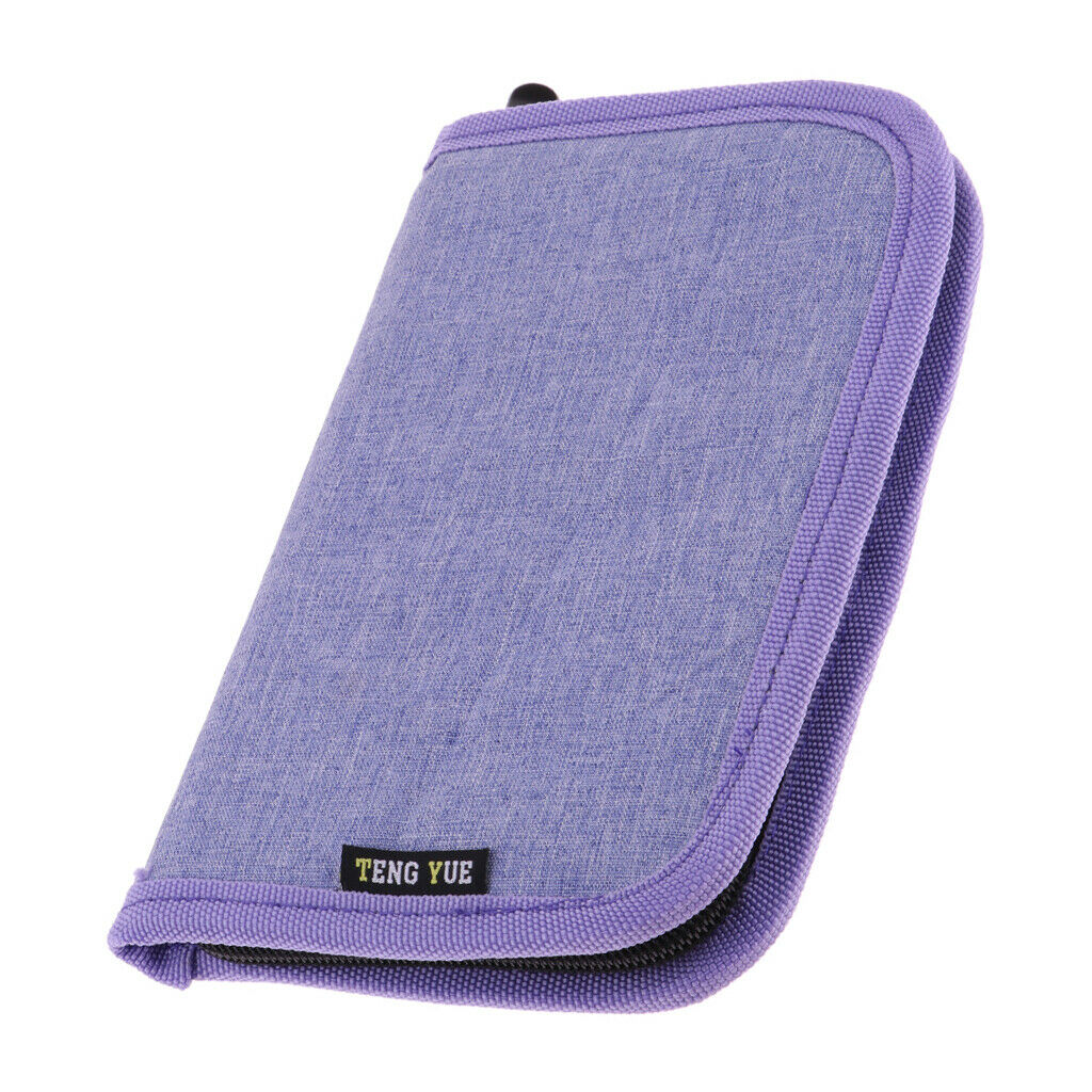 Unisex Travel Passport Holder Wallet Organizer Cover Card Bags  Light Purple