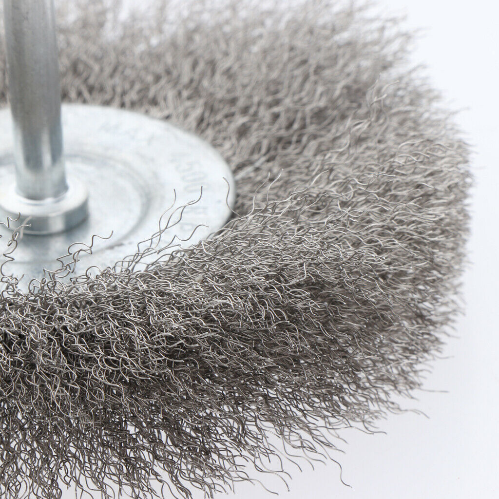 2Pcs Wire Wheel Brush For Metal Derusting Wood Grinding Polishing Excellent for