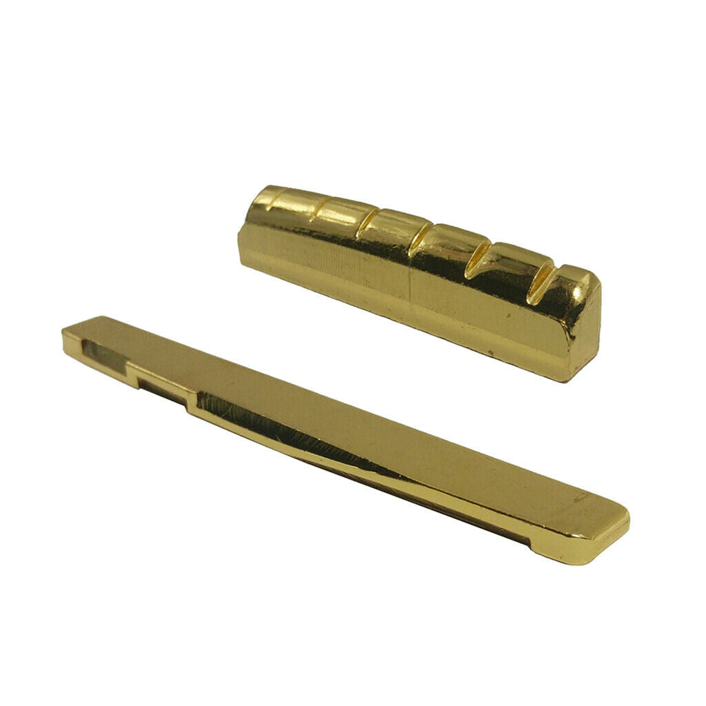 6-string fork guitar slot guitar saddle nut set brass replacement guitar